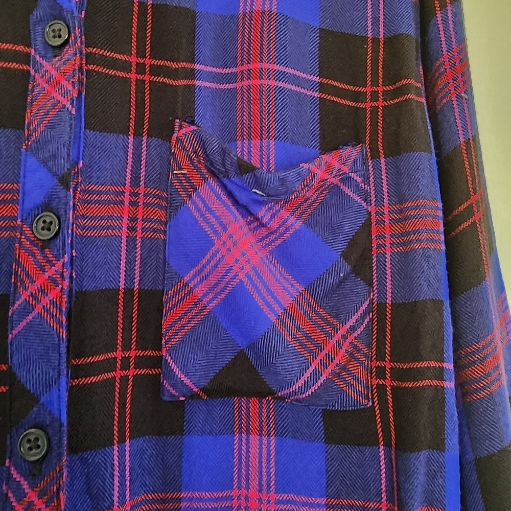 Rails Hunter Flannel Plaid Button Down Shirt Size XS - Picture 7 of 13